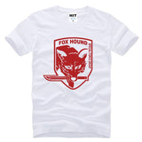 Metal Gear Solid MGS Fox Hound Video Game Mens Men T Shirt Tshirt Fashion 2015 Short Sleeve Cotton T-shirt Tee Camisetas Hombre